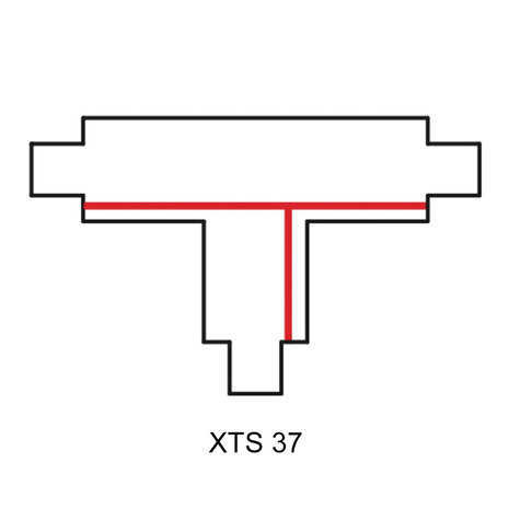 3-Fase Rail T-Connector Links - XTS 37 3-Fase Rail T-Connector Links - XTS 37