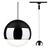Lux Rail Hanglamp Retro Bol 9 cm