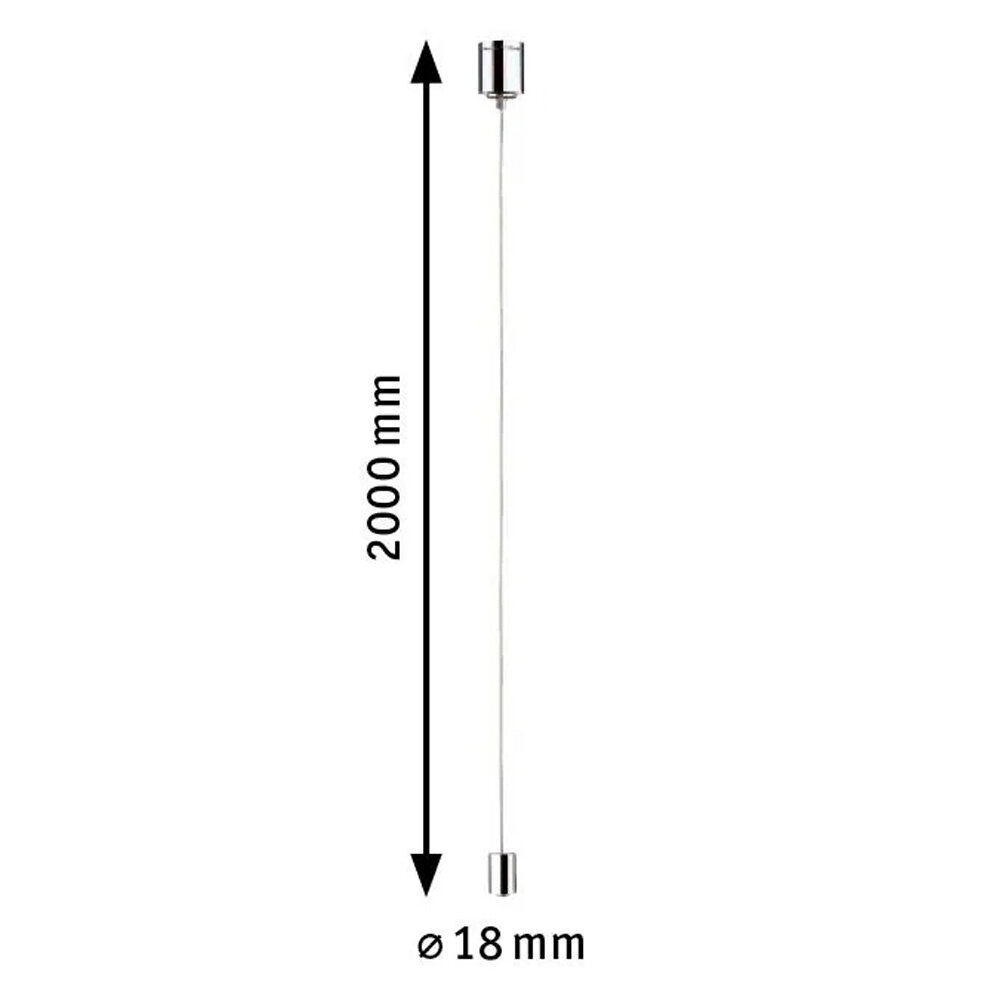 Lux Rail Ophangset met Staalkabel