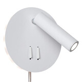 Wand Leeslamp Rond Direct en Indirect Licht Wand Leeslamp Rond Direct en Indirect Licht