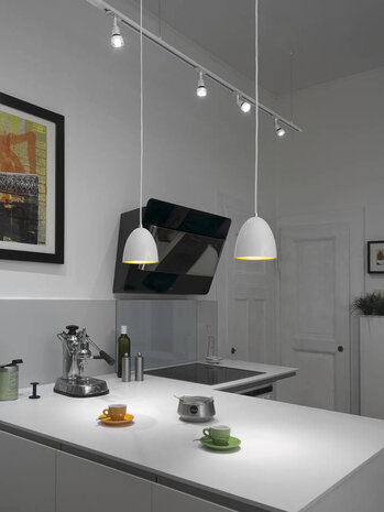 3-Fase Rail Hanglamp Komvormig GU10