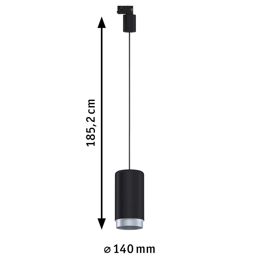 3-Fase Rail Hanglamp Groot E27 PAR38 3-Fase Rail Hanglamp Groot E27 PAR38