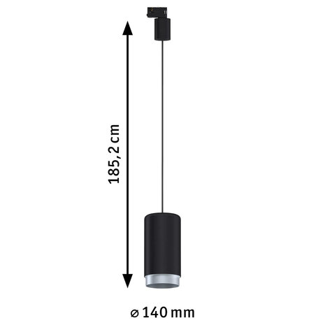 3-Fase Rail Hanglamp Groot E27 PAR38 3-Fase Rail Hanglamp Groot E27 PAR38