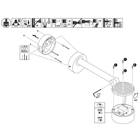 Reclameverlichting Dimbaar LED 15W - 1000 lumen Reclameverlichting Dimbaar LED 15W - 1000 lumen