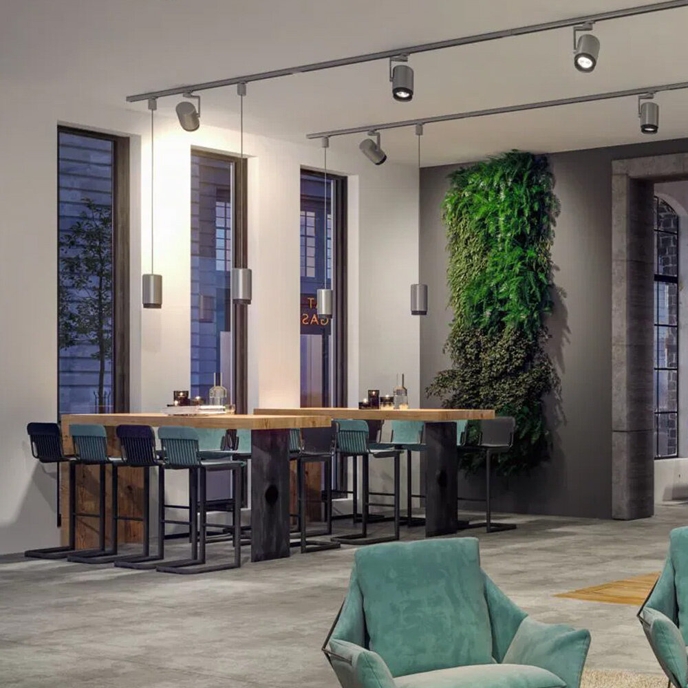 3-Fase Rail Hanglamp Groot E27 PAR38 3-Fase Rail Hanglamp Groot E27 PAR38