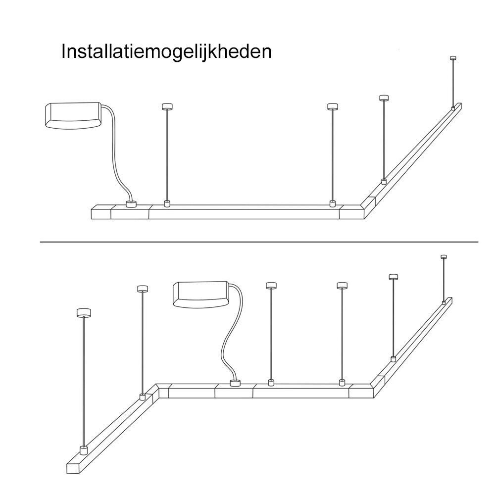 Voeding voor Zwevende Lux Rail Voeding voor Zwevende Lux Rail