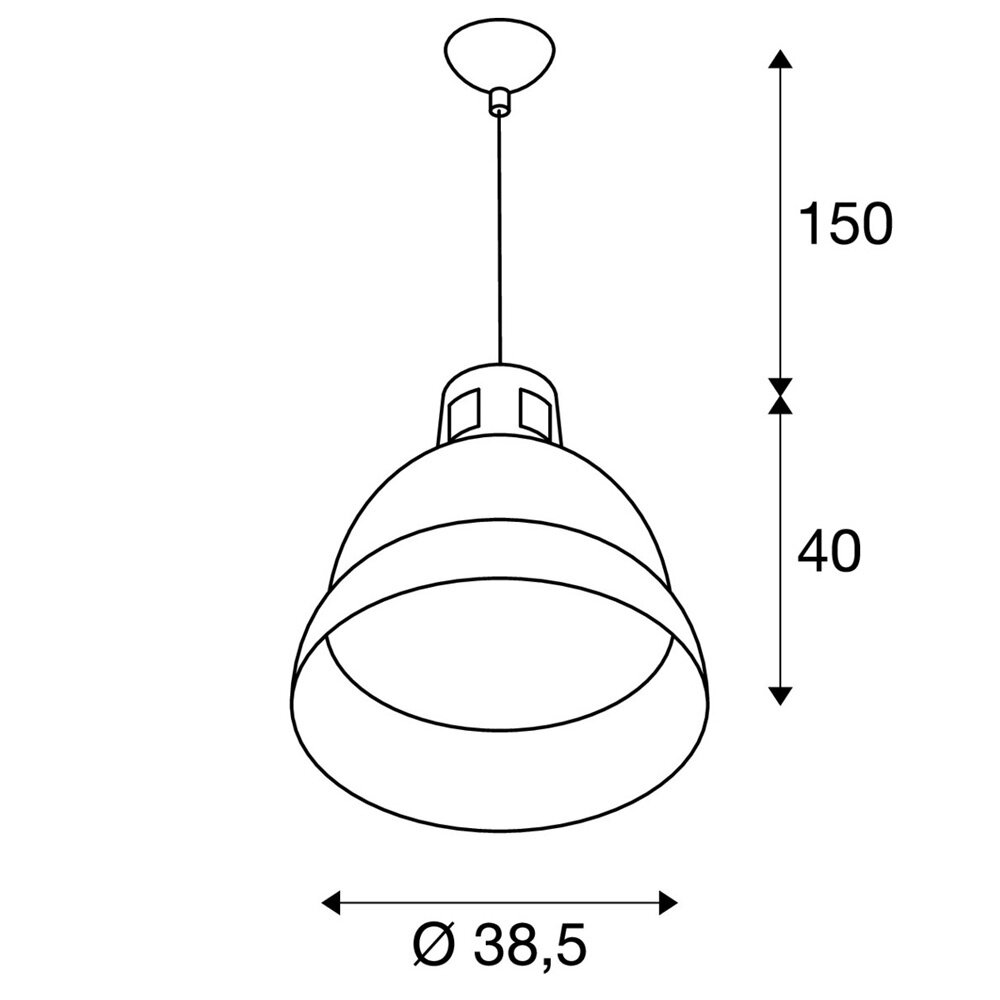 Hanglamp Industrieel E27 Hanglamp Industrieel E27