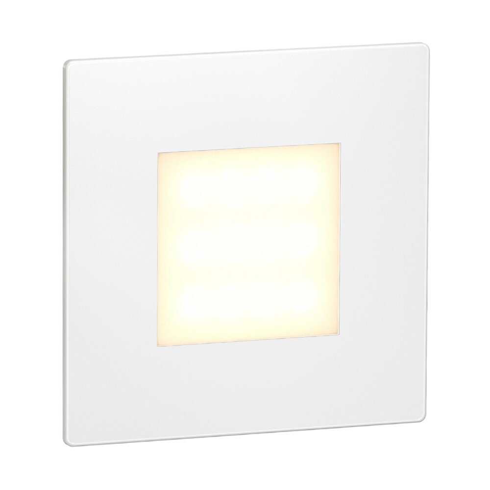 Wand Inbouwspot Vierkant 230V voor inbouwdoos