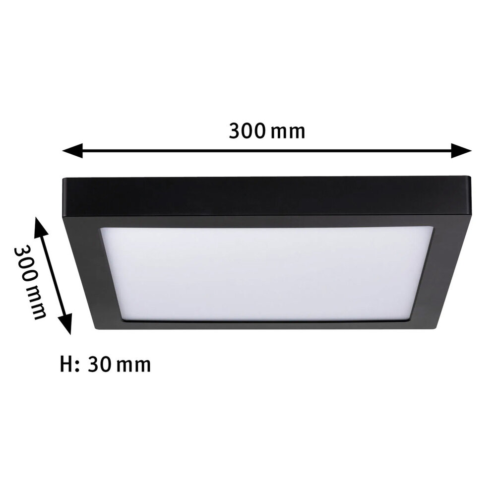 Plafondlamp LED Plat Vierkant 30 cm