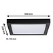 Plafondlamp LED Plat Vierkant 30 cm