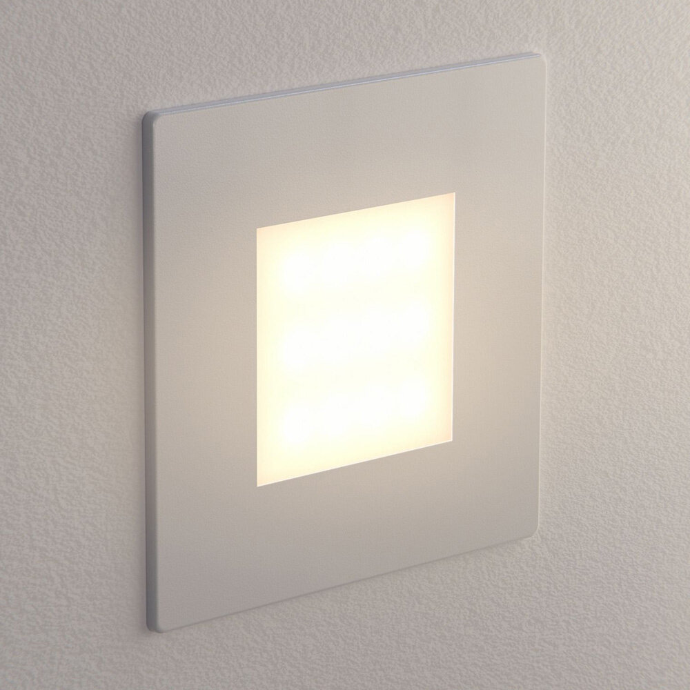 Wand Inbouwspot Vierkant 230V voor inbouwdoos Wand Inbouwspot Vierkant 230V voor inbouwdoos