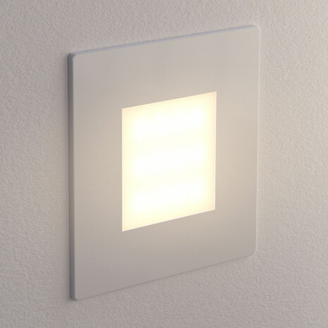 Wand Inbouwspot Vierkant 230V voor inbouwdoos Wand Inbouwspot Vierkant 230V voor inbouwdoos