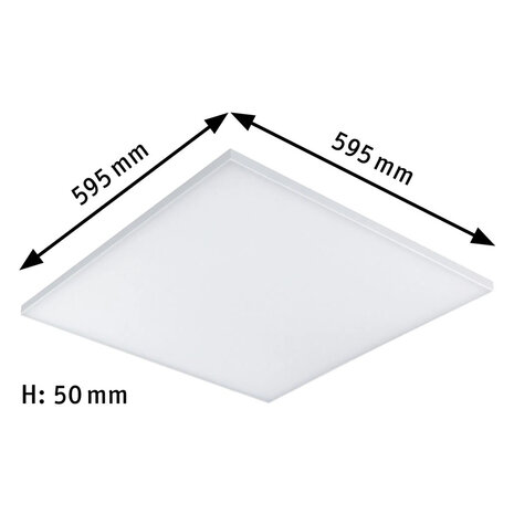 LED Paneel 60x60 cm Smart - Instelbaar Wit