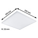 LED Paneel 60x60 cm Smart - Instelbaar Wit