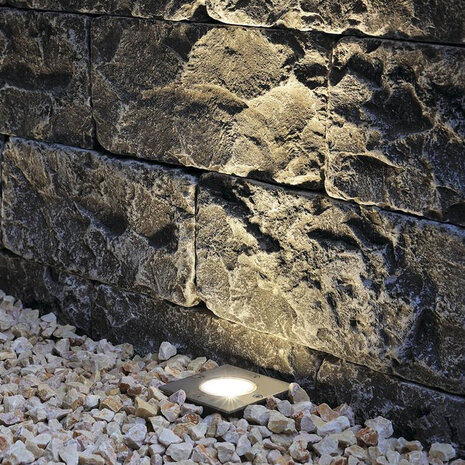 Luxe Grondspot GU10 Vierkant RVS 316 - Verstelbaar & Overrijdbaar Luxe Grondspot GU10 Vierkant RVS 316 - Verstelbaar & Overrijdbaar