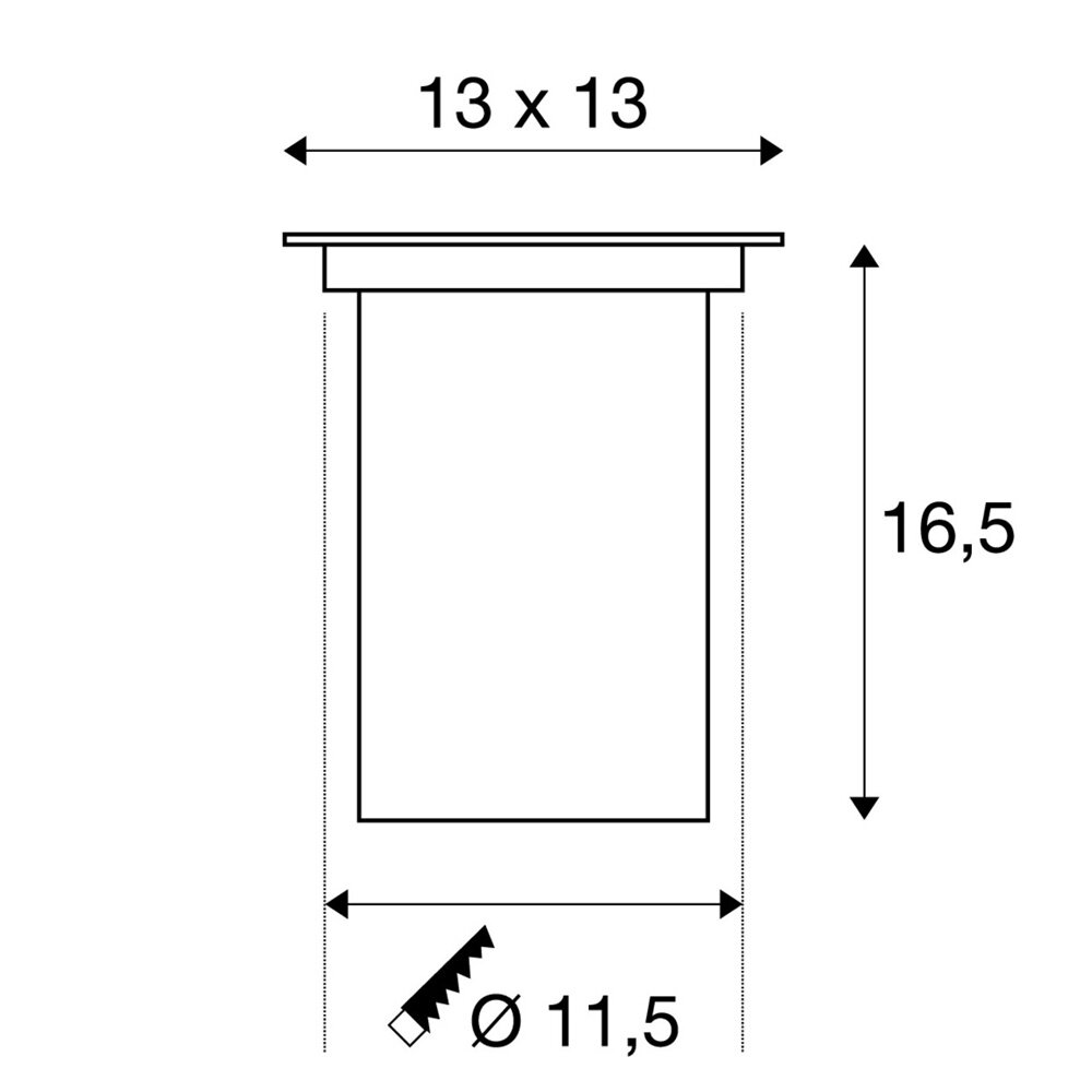 Luxe Grondspot GU10 Vierkant RVS 316 - Verstelbaar & Overrijdbaar Luxe Grondspot GU10 Vierkant RVS 316 - Verstelbaar & Overrijdbaar