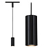 Lux Rail Hanglamp Cilinder Geribbeld Lux Rail Hanglamp Cilinder Geribbeld