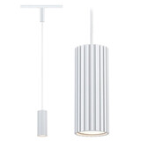 Lux Rail Hanglamp Cilinder Geribbeld