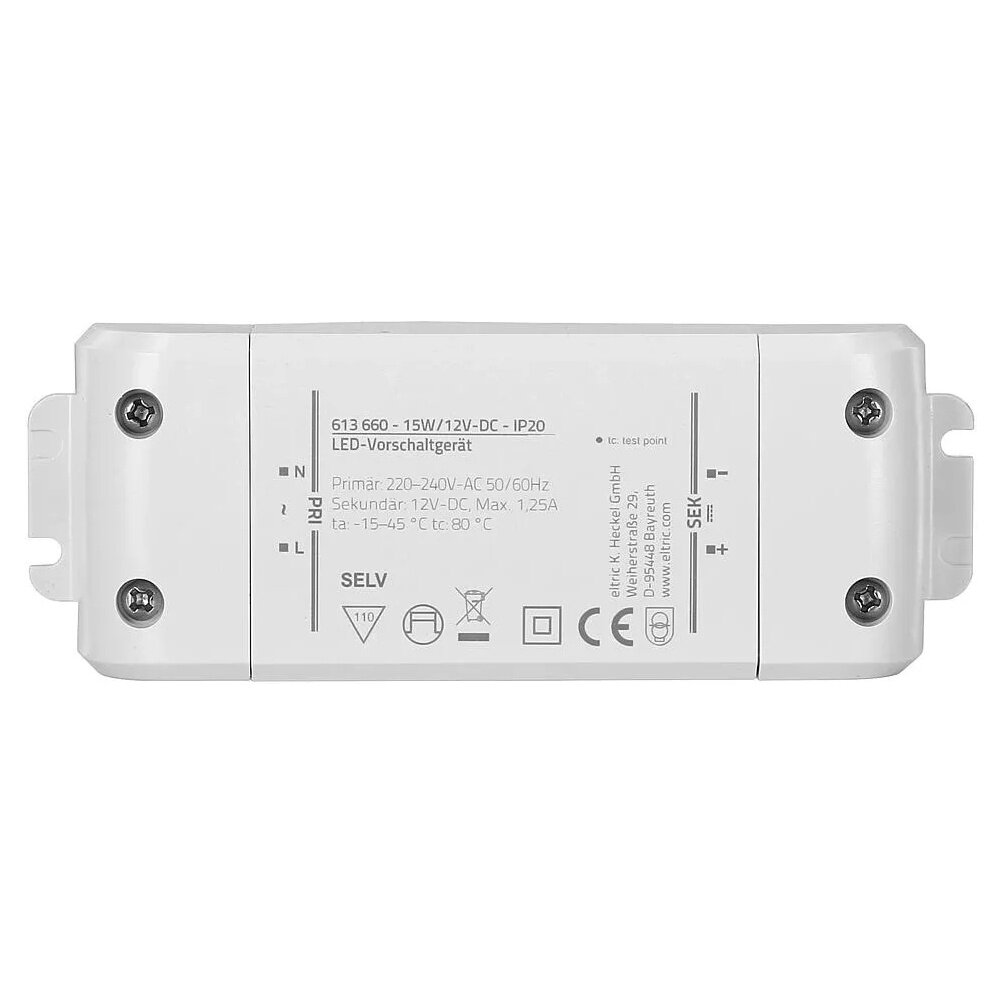 LED Voeding 12V DC 1-15W
