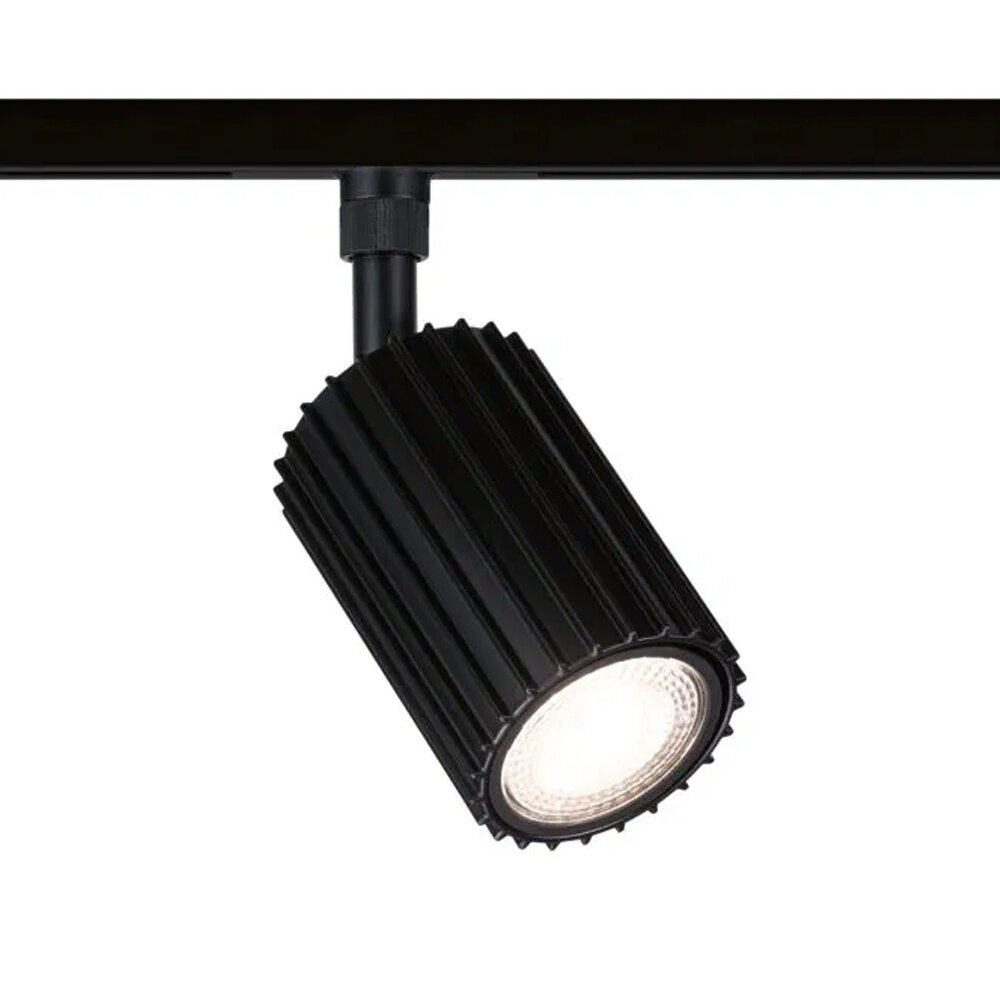 Lux Railspot Cilinder Geribbeld GU10