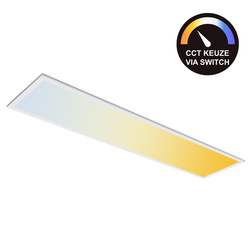 LED Paneel 120x30 Kantoor UGR19 - 3in1 CCT - CRI90