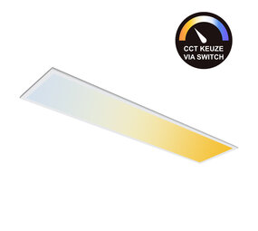 LED Paneel 120x30 Kantoor UGR19 - 3in1 CCT - CRI90