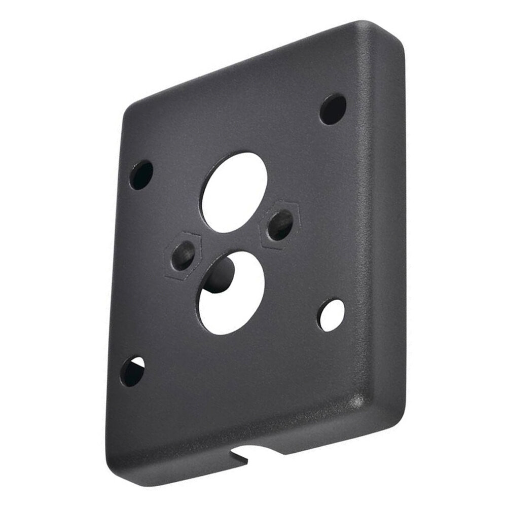 Opbouwplaat met zij-invoer voor gevelverlichting