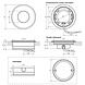 Vloer Inbouwspot Dimbaar 24V DC IP67 LED 6W - Ondiep 35 mm