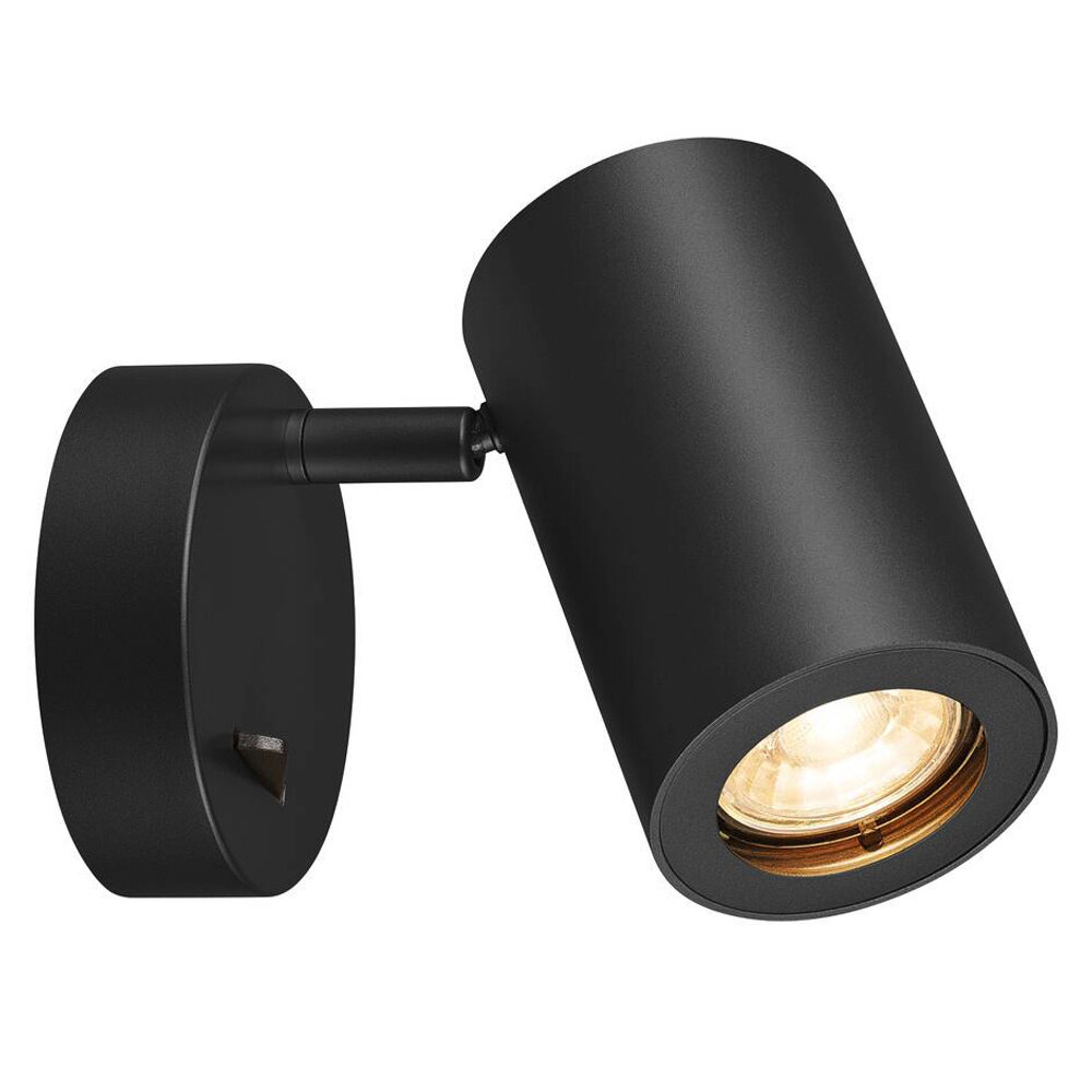 Design Wandspot Cilinder GU10 met Schakelaar Design Wandspot Cilinder GU10 met Schakelaar