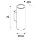 Design Wandspot Cilinder Up/Down GU10 - Binnen