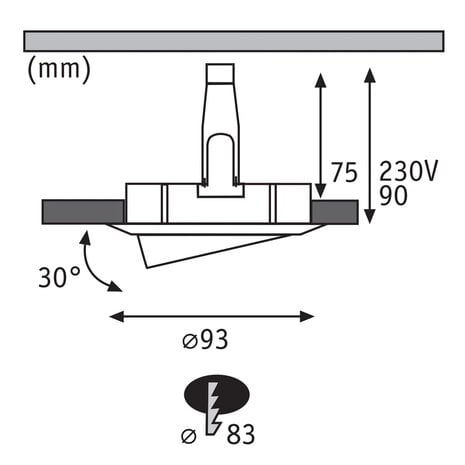 Inbouwspot Rond Verstelbaar Waterdicht IP65 - GU10
