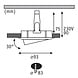 Inbouwspot Rond Verstelbaar Waterdicht IP65 - GU10
