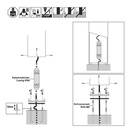 Padverlichting Staande Buitenlamp LED 66 cm Padverlichting Staande Buitenlamp LED 66 cm