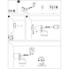 LED Vloerspot Zwart met 3-staps dimmer
