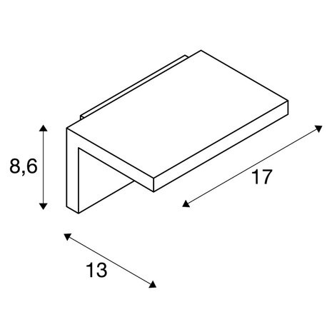 Architectonische Wand Buitenlamp LED 7W Architectonische Wand Buitenlamp LED 7W