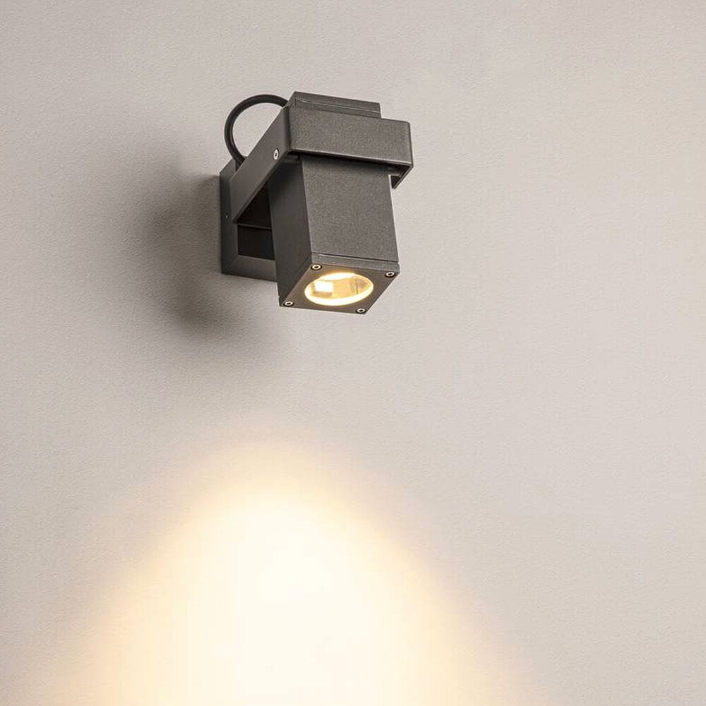 Buiten Wandspot IP65 Vierkant Verstelbaar GU10