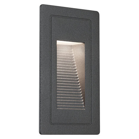 Wand Inbouwspot Verticaal IP44 LED 4W