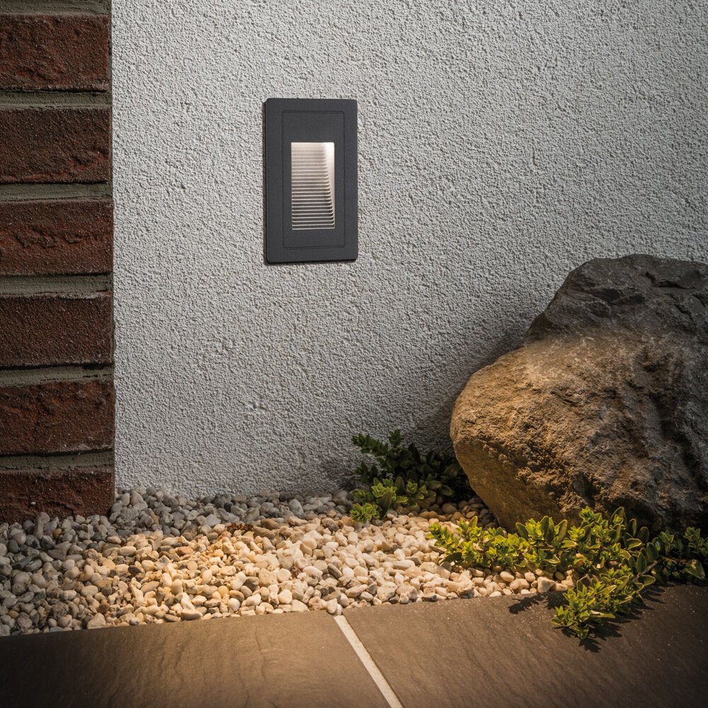 Wand Inbouwspot Verticaal IP44 LED 4W