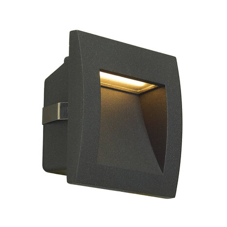 Wand Inbouwspot LED Buiten Vierkant 9x9 cm