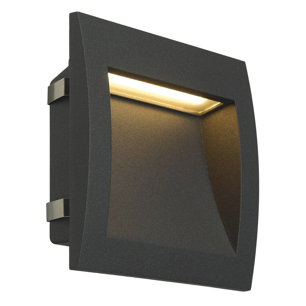 Wand Inbouwspot LED Buiten Vierkant 14x14 cm