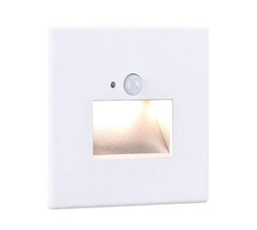 Wand inbouwspot Vierkant met Bewegingssensor Wand inbouwspot Vierkant met Bewegingssensor
