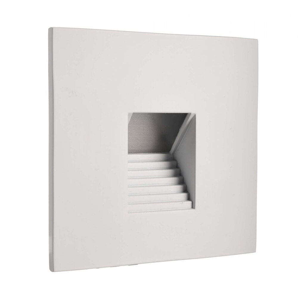 Wand Inbouwspot Dimbaar 230V Vierkant Trap