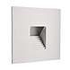 Wand Inbouwspot Dimbaar 230V Vierkant Trap