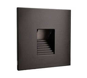 Wand Inbouwspot Dimbaar 230V Vierkant Trap