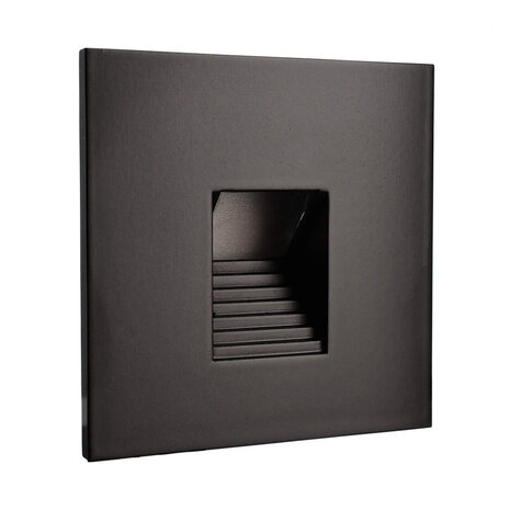 Wand Inbouwspot Dimbaar 230V Vierkant Trap
