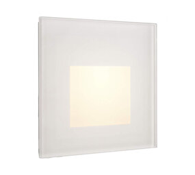 Wand Inbouwspot Dimbaar 230V Vierkant Glas Wand Inbouwspot Dimbaar 230V Vierkant Glas