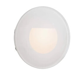 Wand Inbouwspot Dimbaar 230V Rond Glas Wand Inbouwspot Dimbaar 230V Rond Glas
