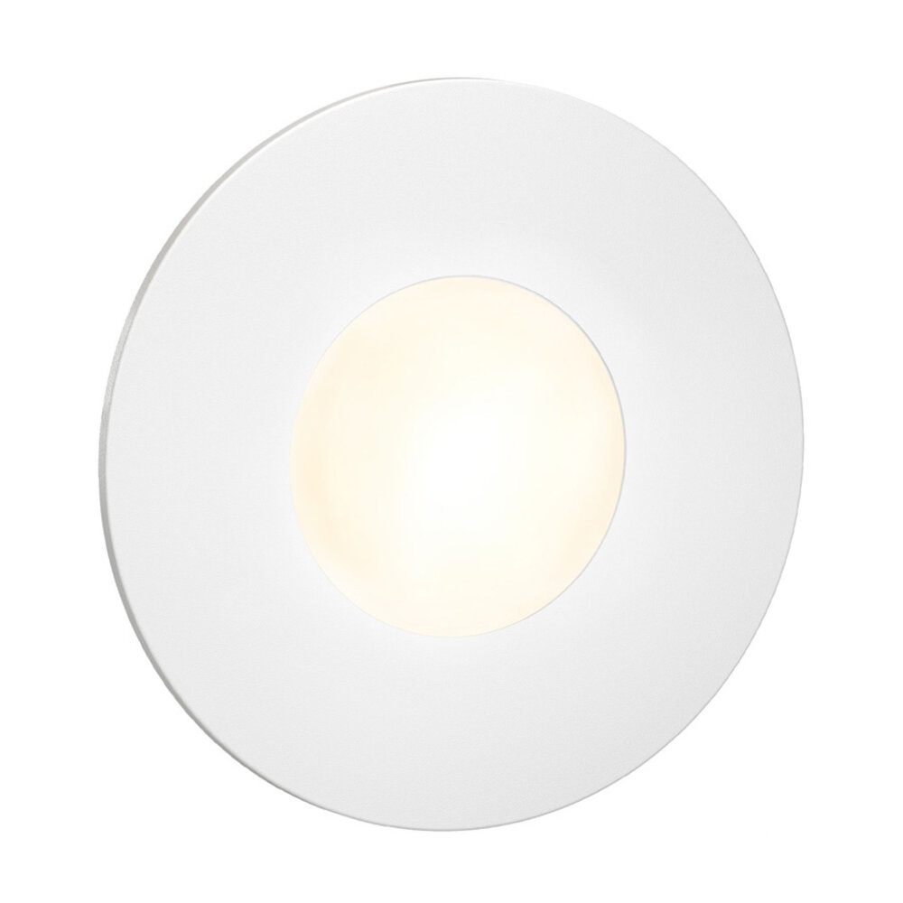 Wand Inbouwspot Rond 230V voor inbouwdoos