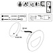 Wandspot Rond 350mA voor Inbouwdoos