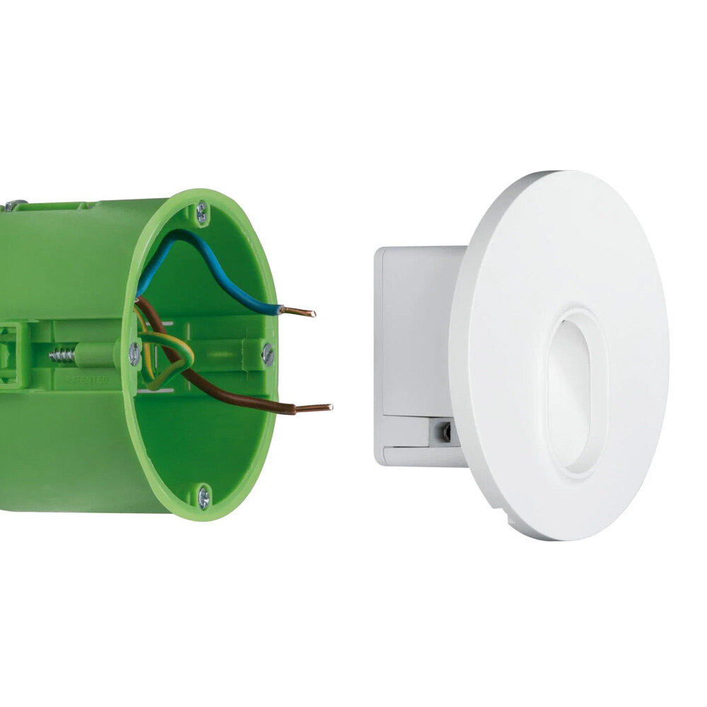 Ronde Wandspot voor Inbouwdoos 230V